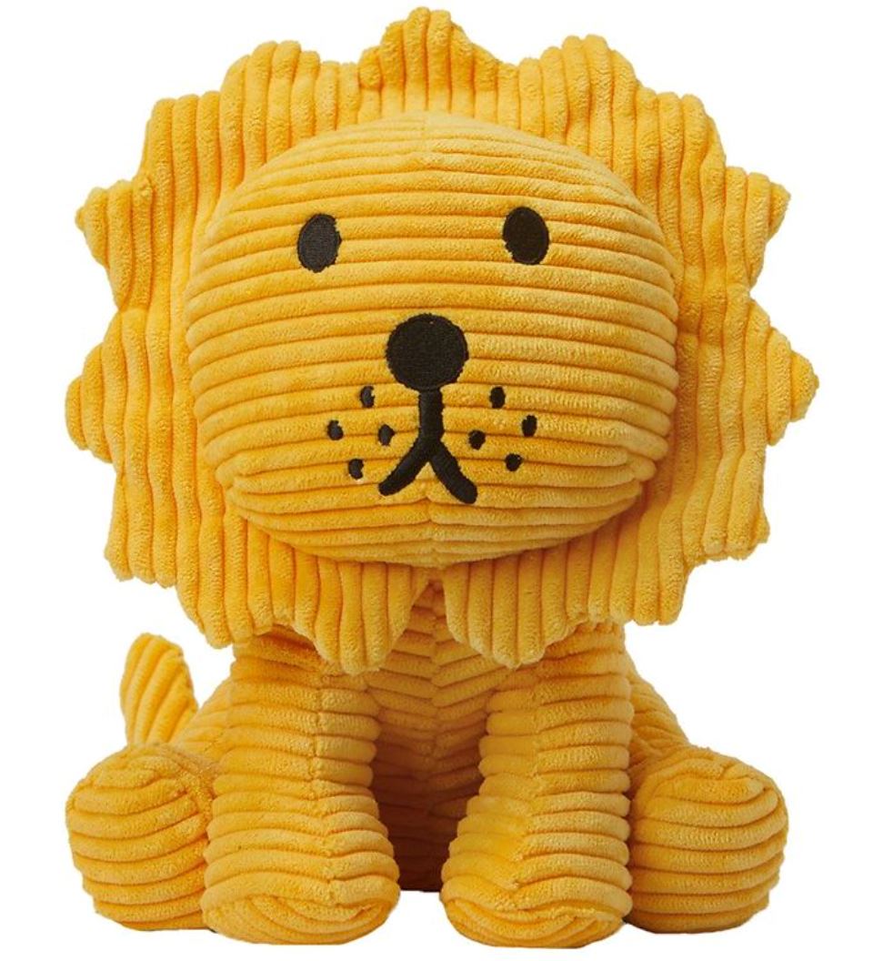 Yellow Lion Corduroy Plush - Third Drawer Down