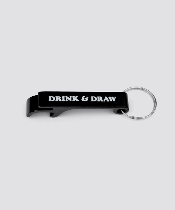 Drink and Draw Keychain - Pin Museum - Third Drawer Down