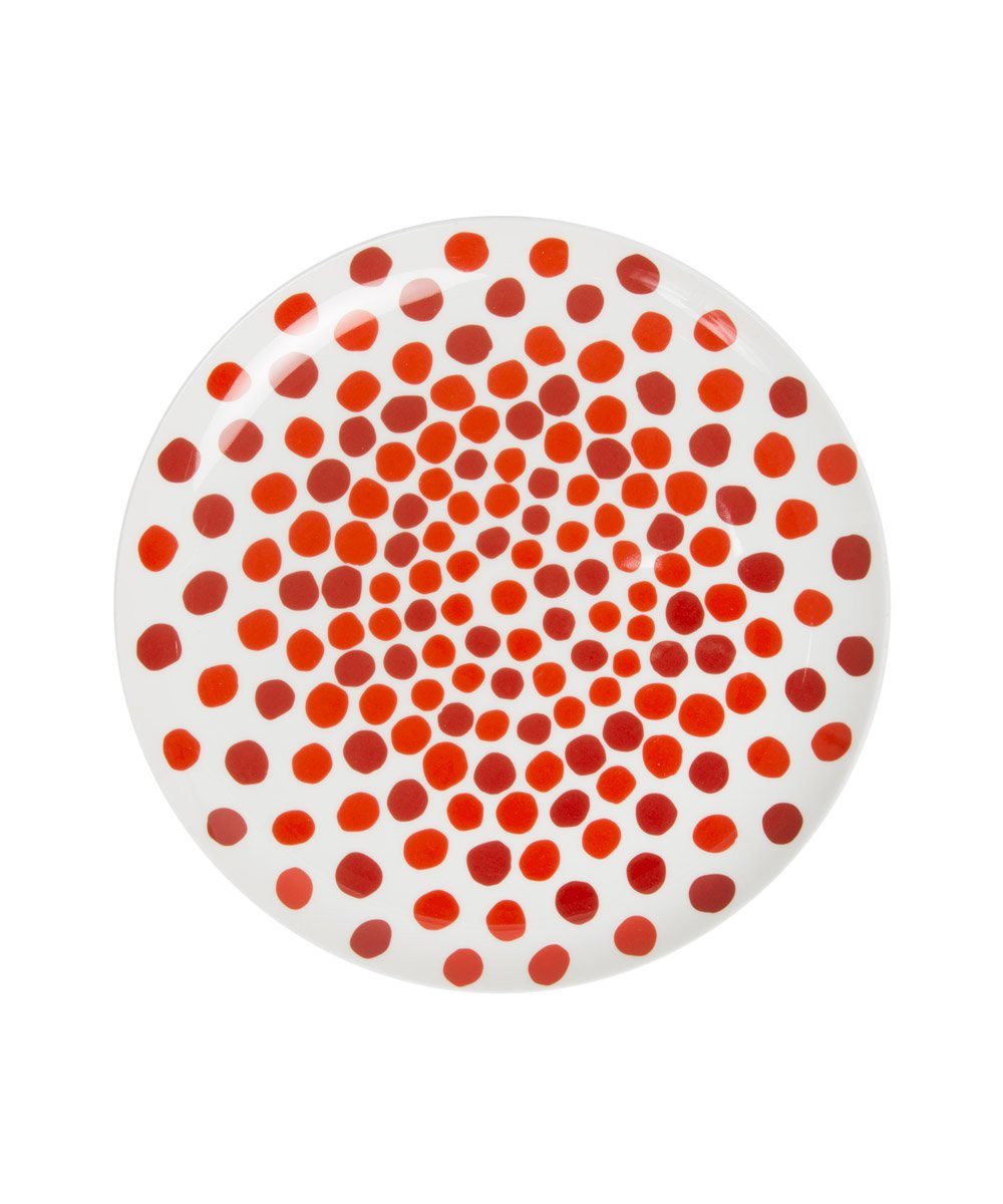 Fine Bone China Plate: Red Dots x Louise Bourgeois - Third Drawer Down
