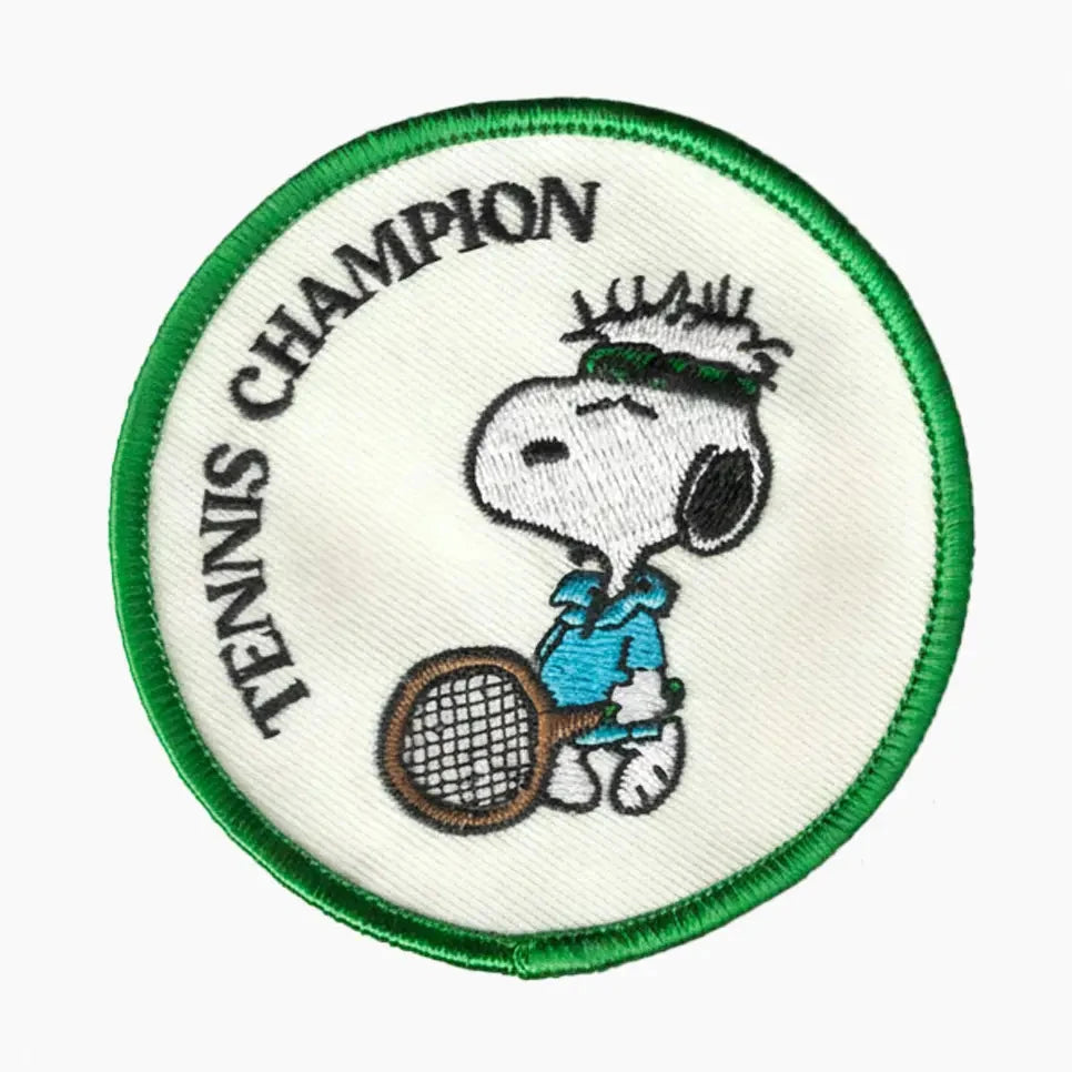 'Tennis' Snoopy Patch Patches Titlee 