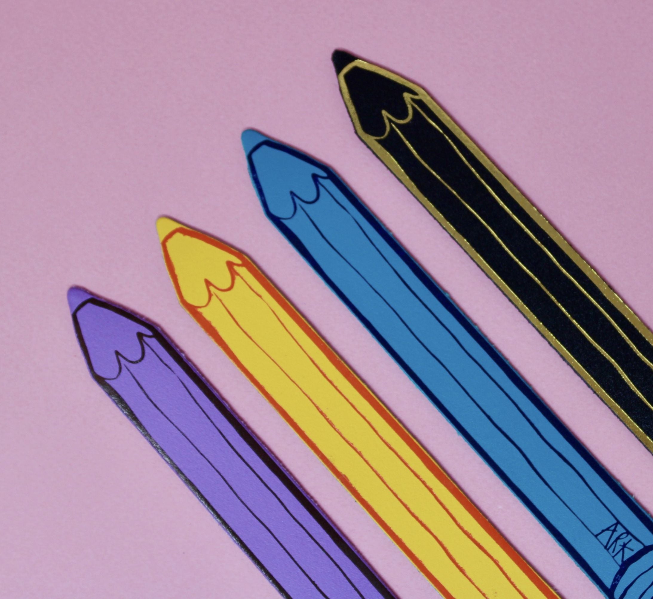 Black Always Write Pencil Bookmark x Ark - Third Drawer Down