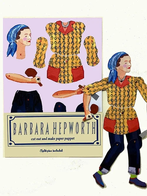 Barbara Hepworth cut and make puppet Paper Wini-Tapp 