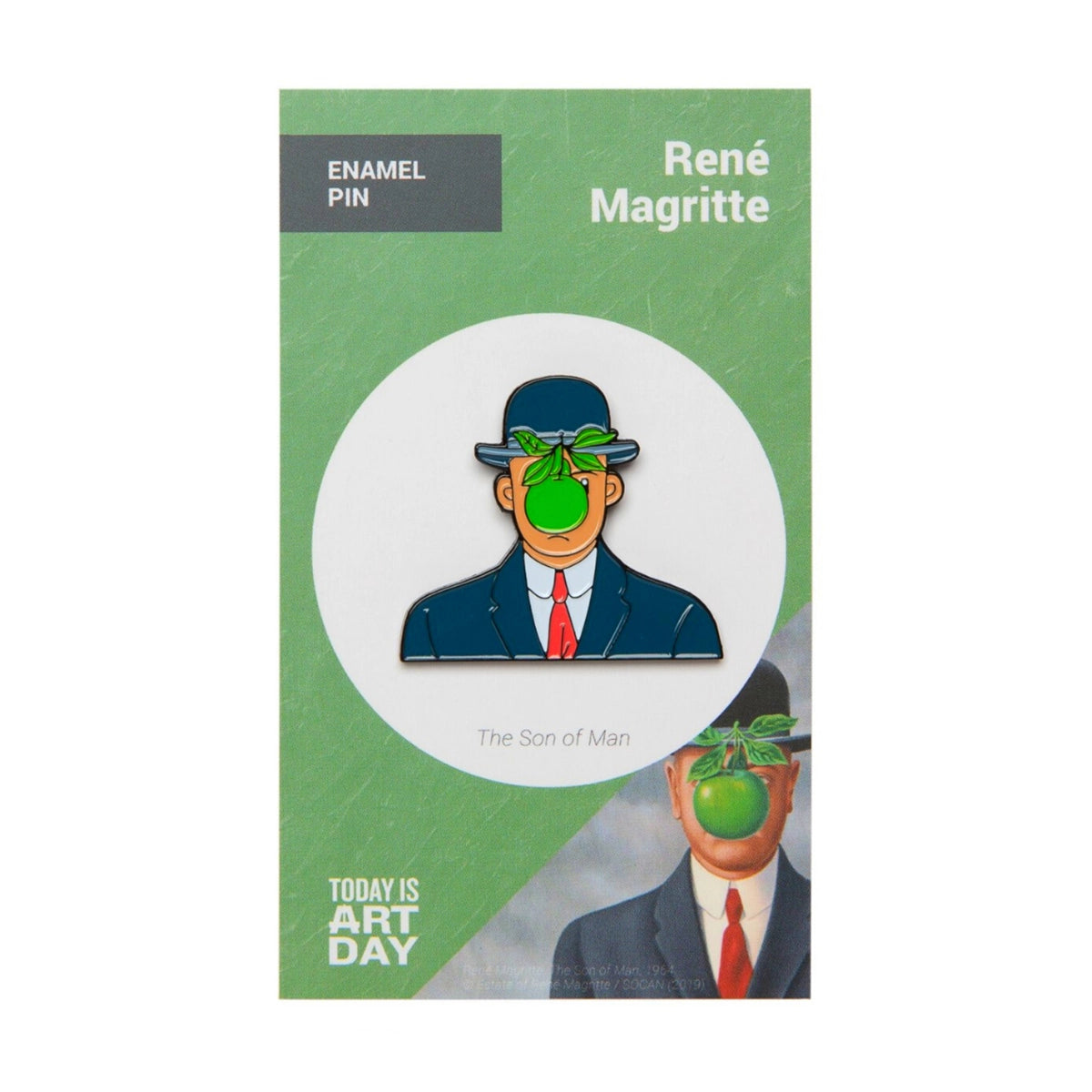 The Son of Man Enamel Pin - Third Drawer Down