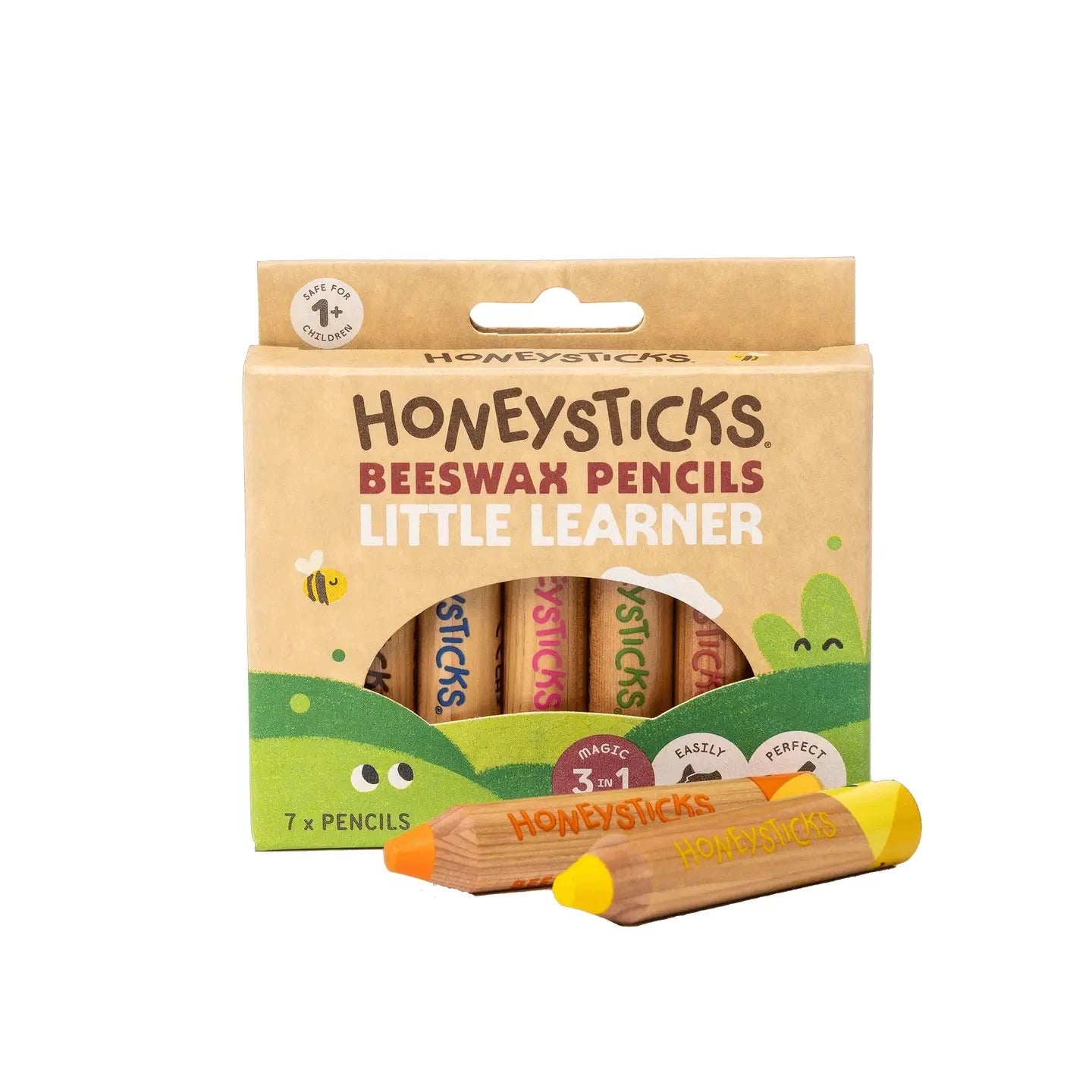 Honeysticks Beeswax Pencils 7 Pack Kids Art Honeysticks 