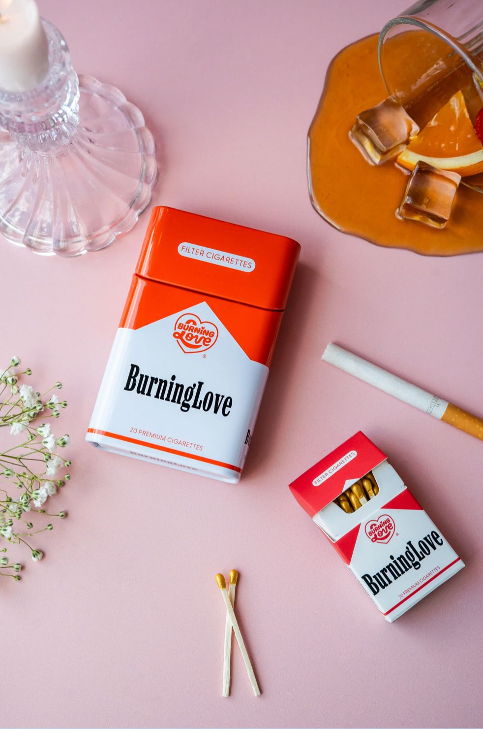 Burning Love Tin Cig Case x A Shop of Things Accessories A Shop of Things 