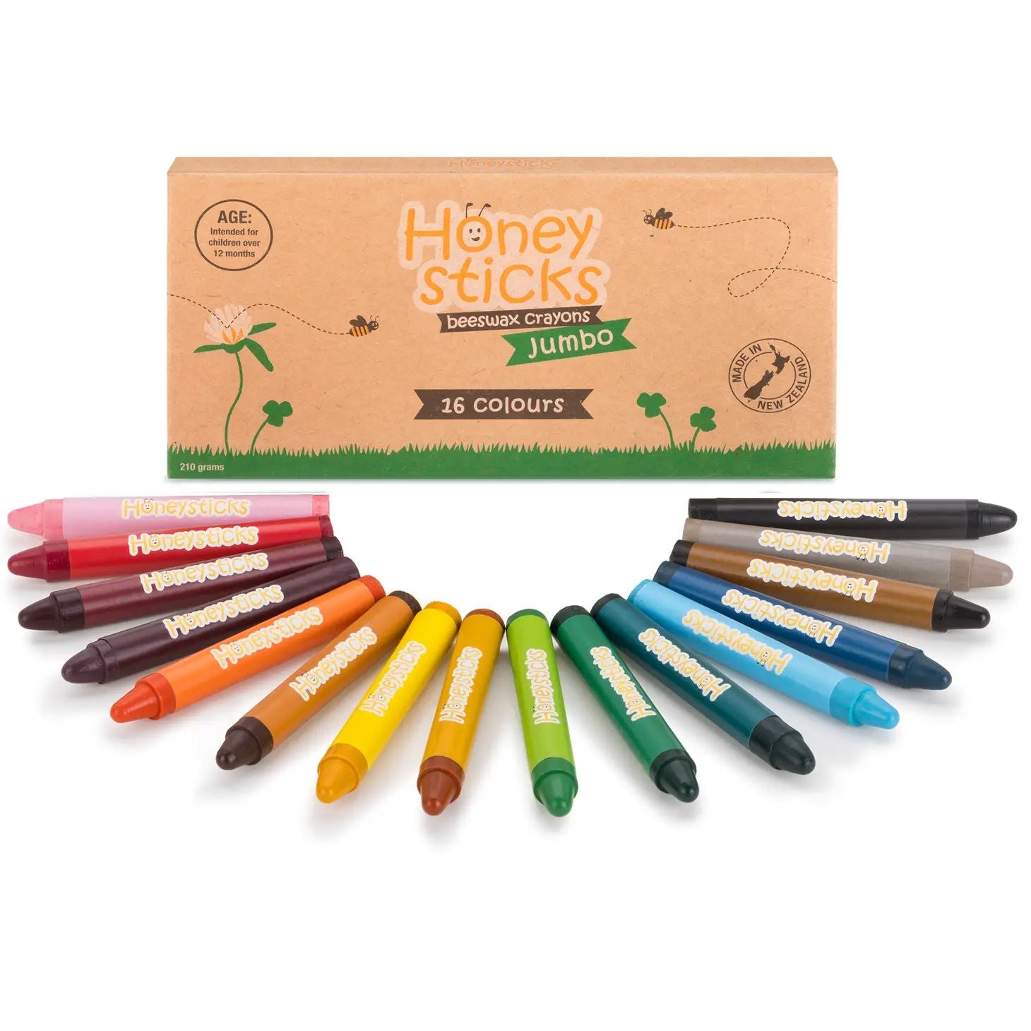 Honeysticks Jumbo Crayons 16 Pack - Third Drawer Down