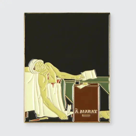 The Death of Marat Pin - Pin Museum - Third Drawer Down