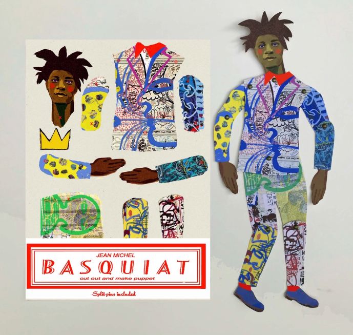 Basquiat Cut and Make Puppet Paper Wini-Tapp 