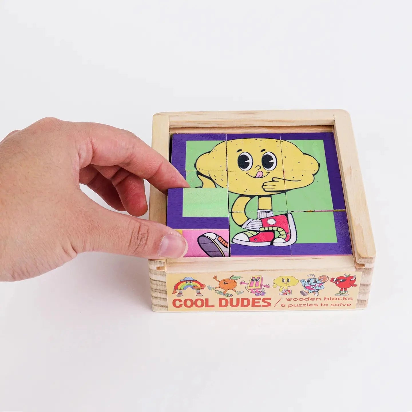 Cool Dudes Wooden Blocks - Third Drawer Down