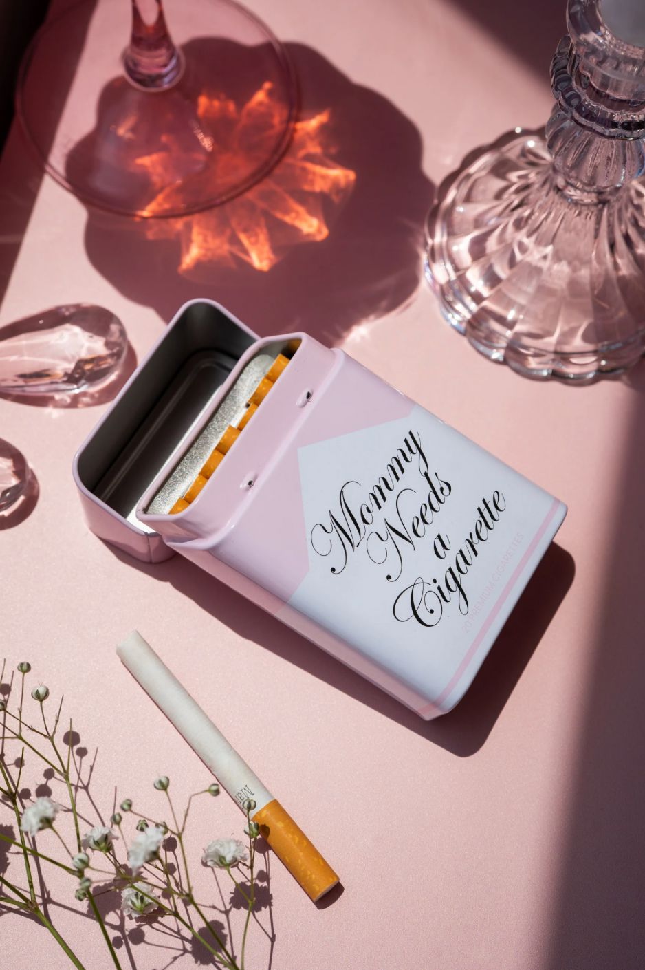 Mommy Needs A Cigarette Tin Cig Case x A Shop of Things Accessories A Shop of Things