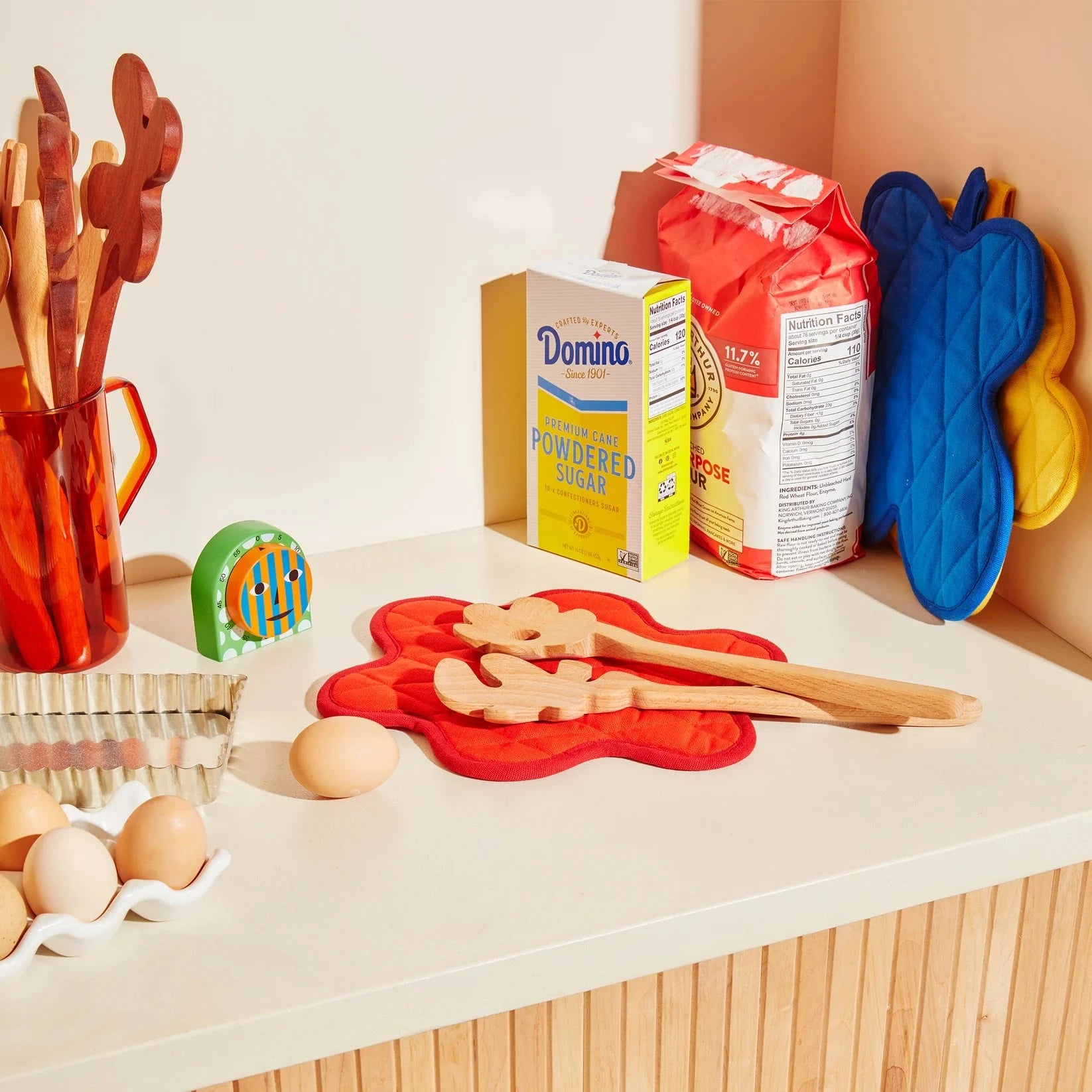 Serving Friends Pot Holder x Areaware Kitchen Areaware 