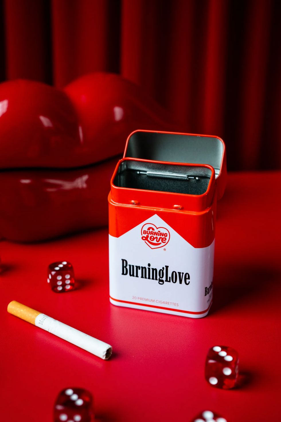 Burning Love Tin Cig Case x A Shop of Things Accessories A Shop of Things 