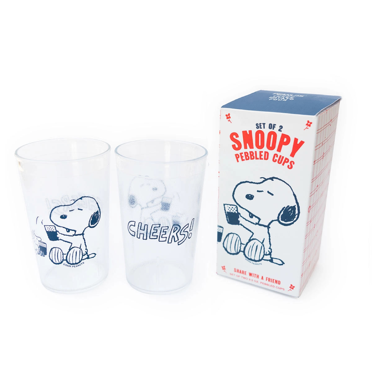 Snoopy "Cheers" Pebbled Cup