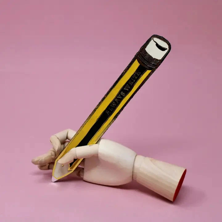 Black Always Write Pencil Bookmark x Ark - Third Drawer Down