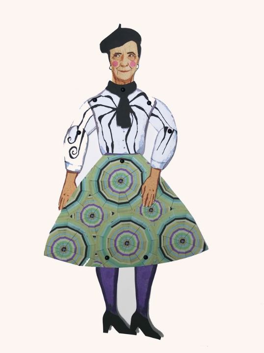 Louise Bourgeois Cut Out Make Puppet Paper Wini-Tapp 