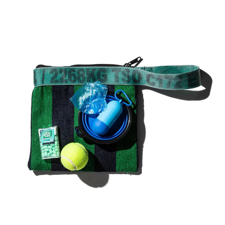 Rug Pouch - Green + Navy blue x Puebco - Third Drawer Down