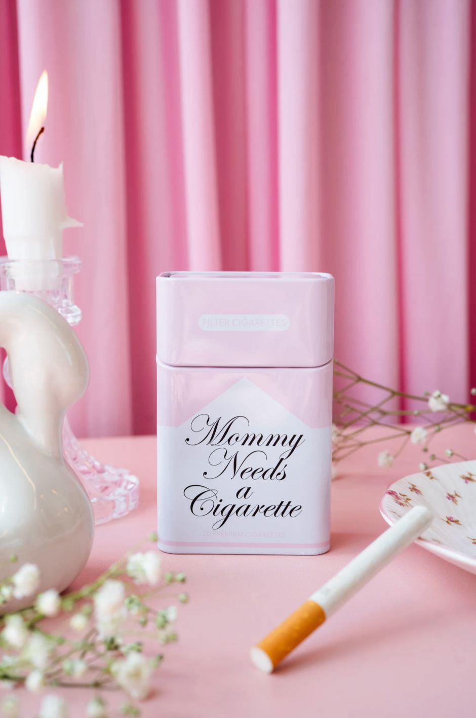 Mommy Needs A Cigarette Tin Cig Case x A Shop of Things Accessories A Shop of Things 