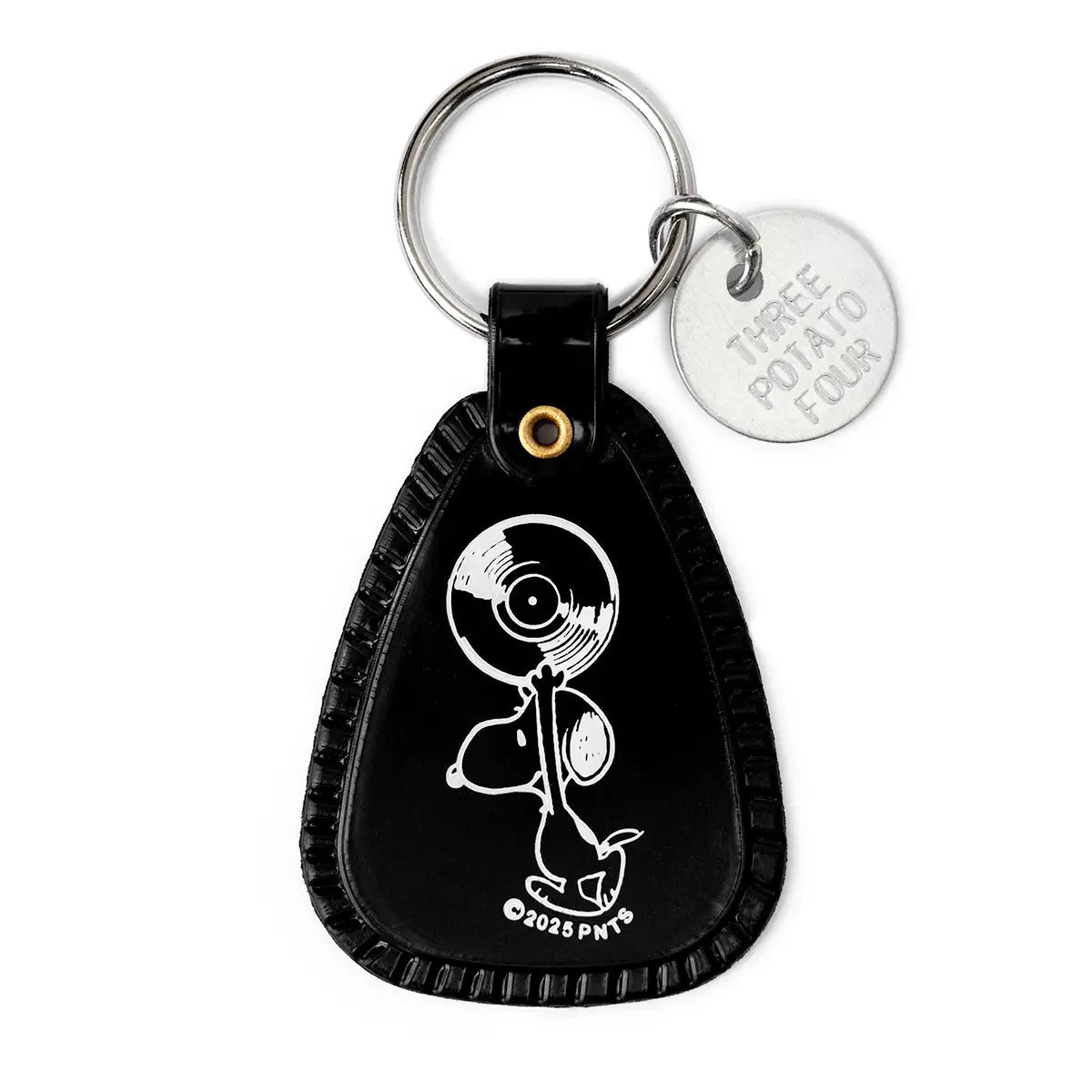 Peanuts Snoopy Record Saddle Keychain x Three Potato Four - Third Drawer Down