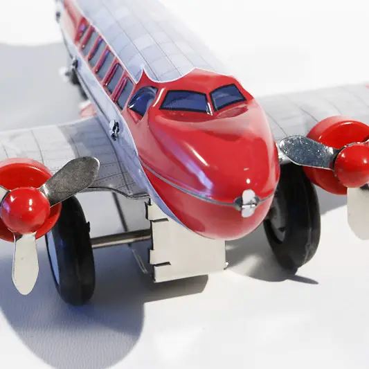 Airplane DC3 Red-Silver-die Blechfabrik eK - Third Drawer Down
