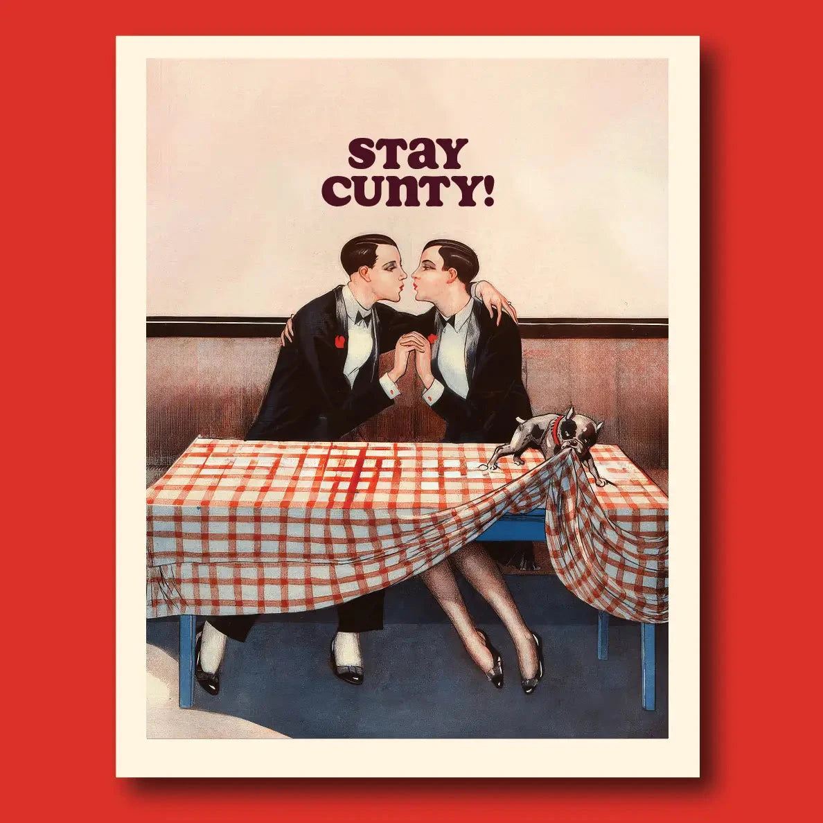 Stay C*unty Greeting Card x Offensive Delightful Gift Cards Offensive Delightful 