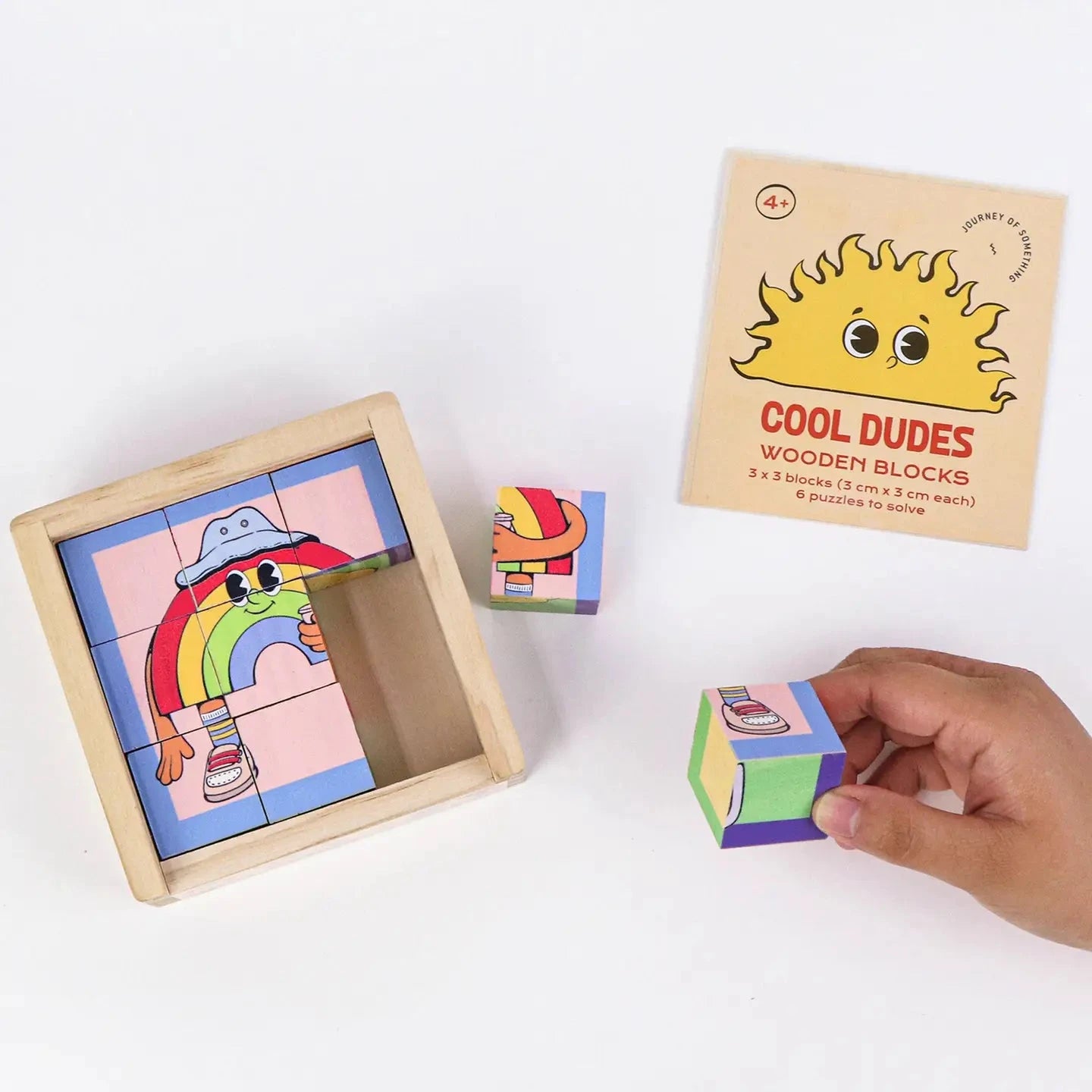 Cool Dudes Wooden Blocks - Third Drawer Down