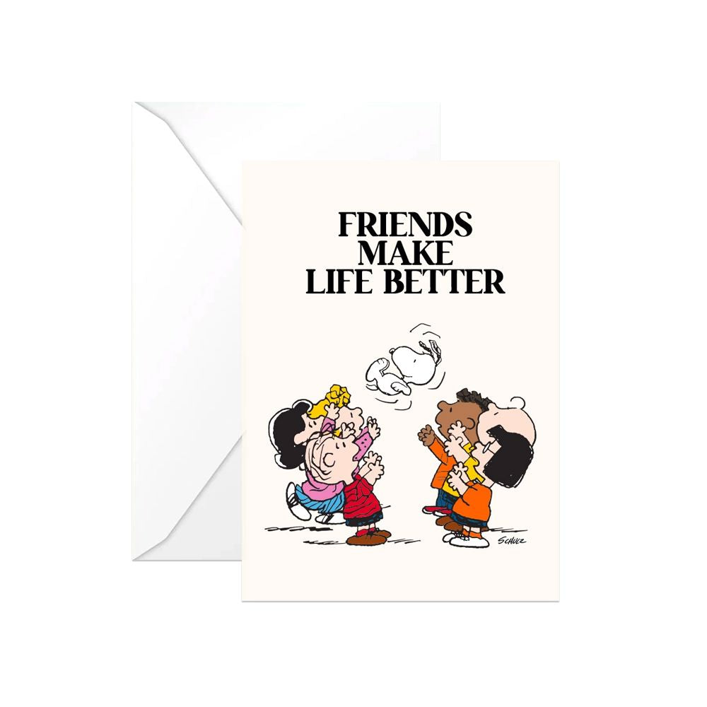 'Friends Make Life Better' Snoopy Card - Third Drawer Down