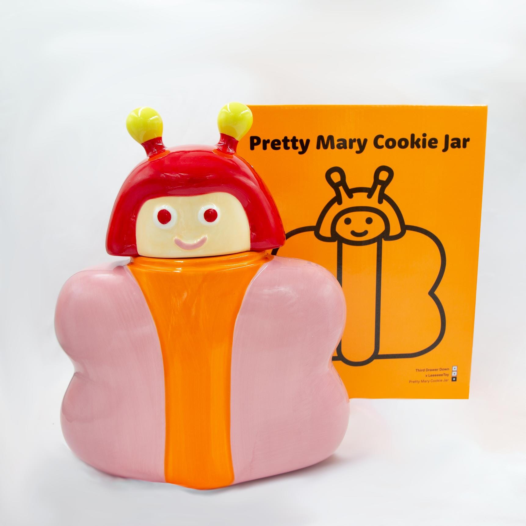 Pretty Mary Cookie Jar x Leeeeee Toy Ceramic Third Drawer Down Studio 