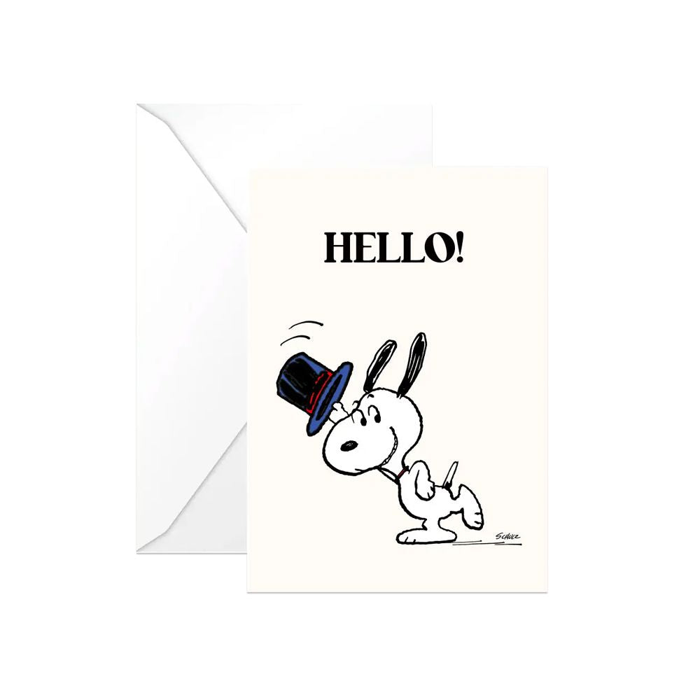 'Hello' Snoopy Card - Third Drawer Down