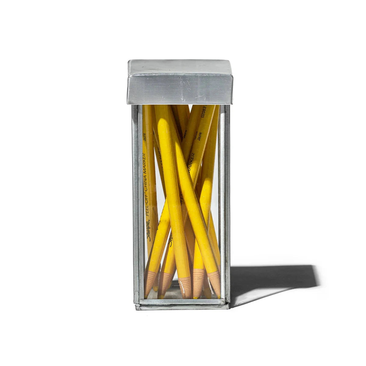 Glass Box with Recycle Steel Lid x Puebco - Third Drawer Down