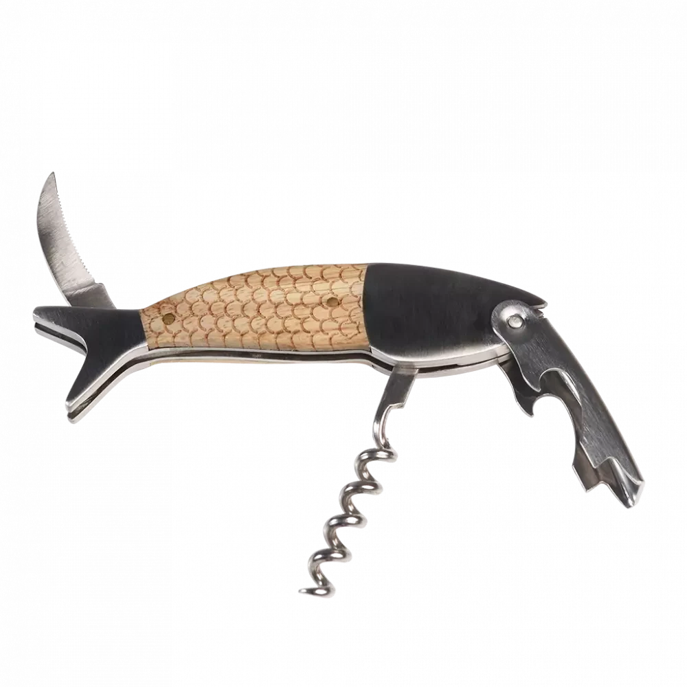 Fish Shaped Corkscrew In A Tin Kitchen Accessories Bobangles 