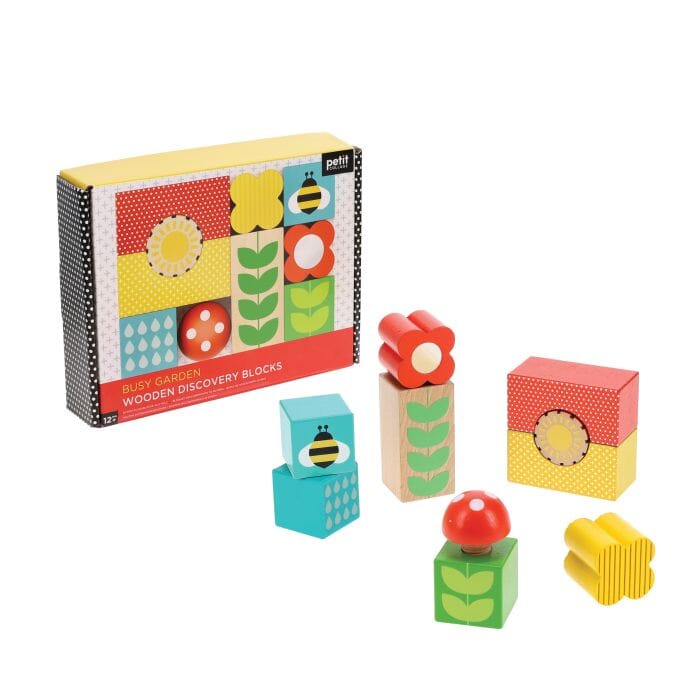 Busy Garden - Wooden Discovery Blocks – Third Drawer Down