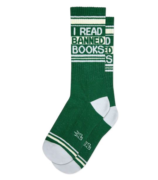I Read Banned Books Gym Socks x Gumball Poodle - Third Drawer Down