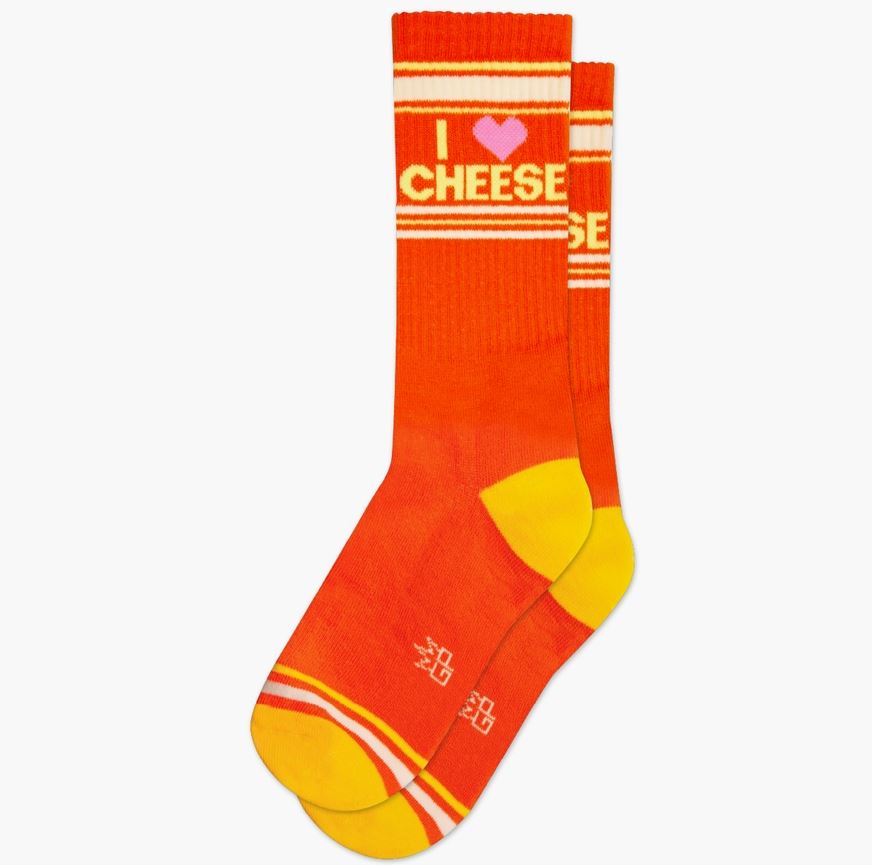 I Love Cheese Gym Socks x Gumball Poodle - Third Drawer Down