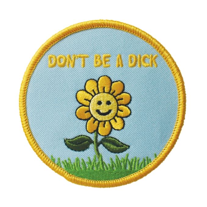 Don't Be a Dick Embroidered Patch x Retrograde Supply Co. - Third Drawer Down