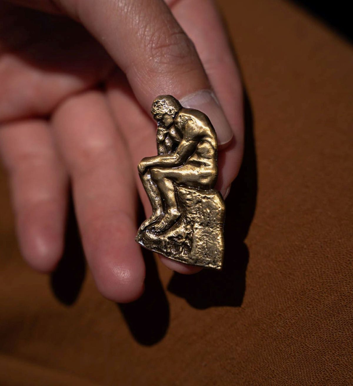 The Thinker Enamel Pin - Pin Museum – Third Drawer Down