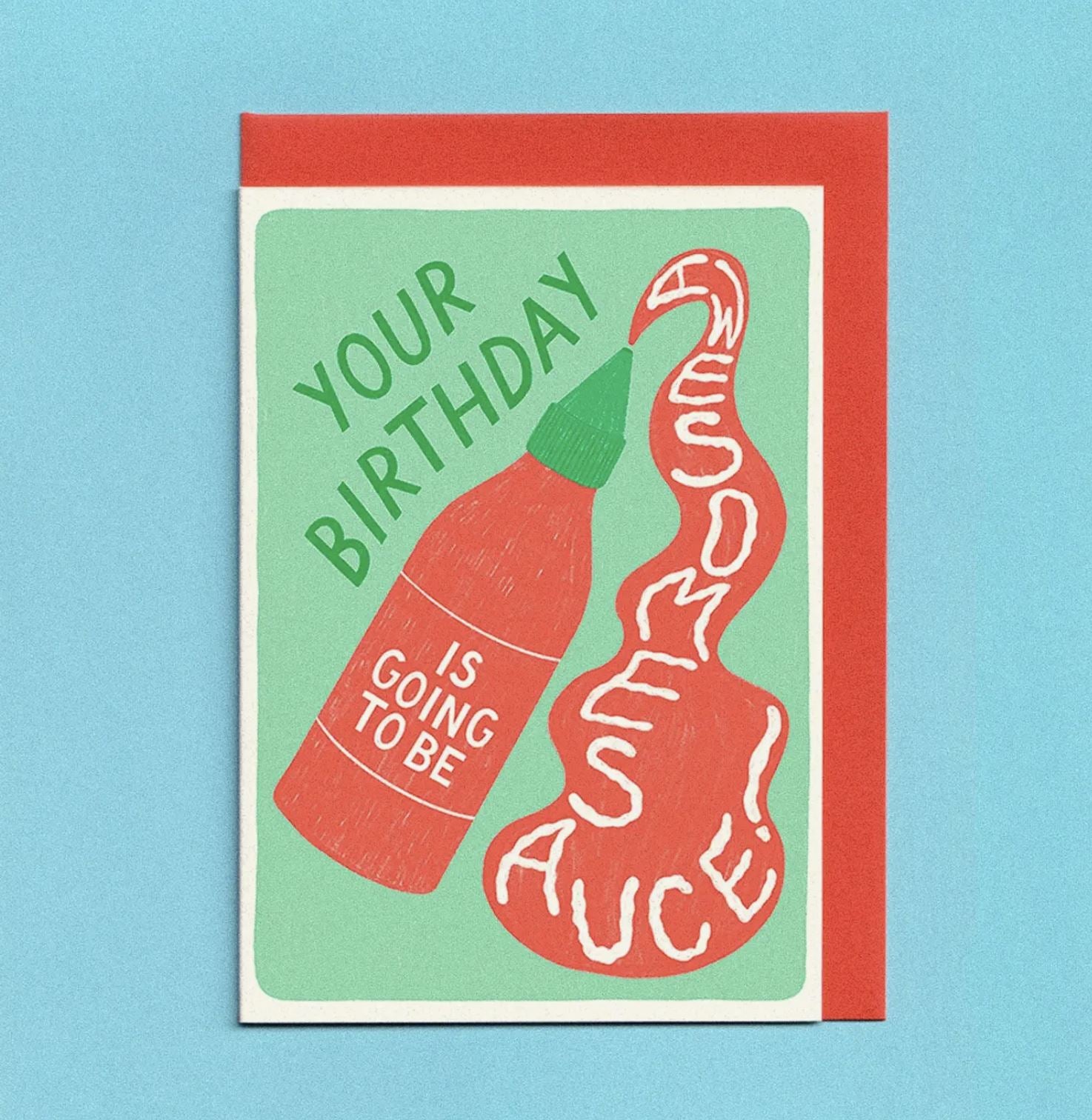 Awesomesauce Birthday Card x Neighbourhood Press - Third Drawer Down