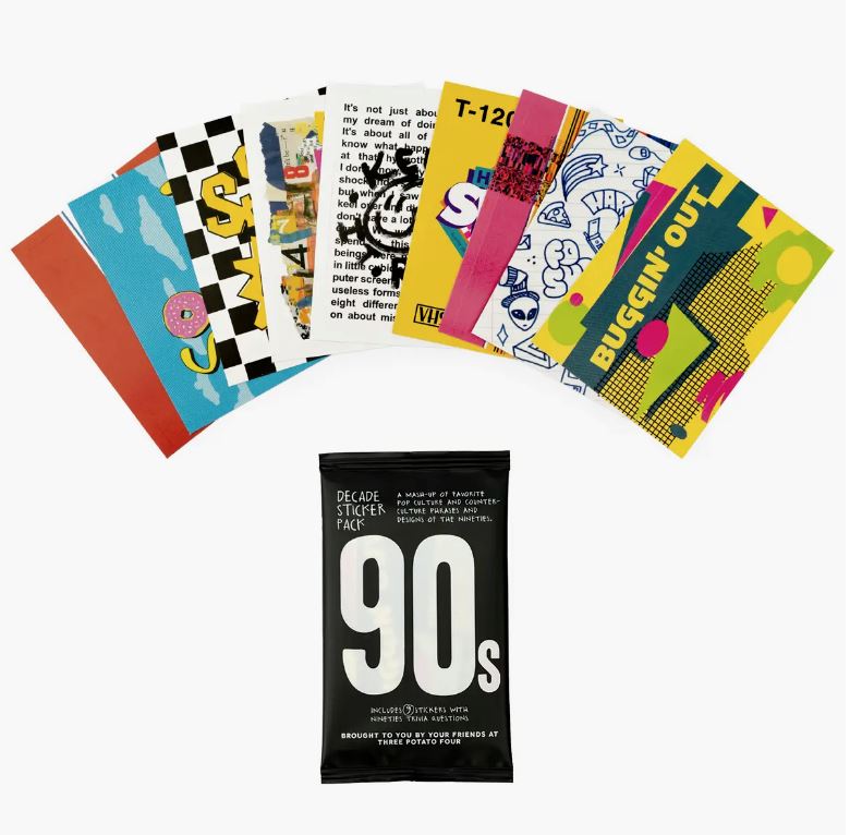 1990s Sticker Pack x Three Potato Four – Third Drawer Down