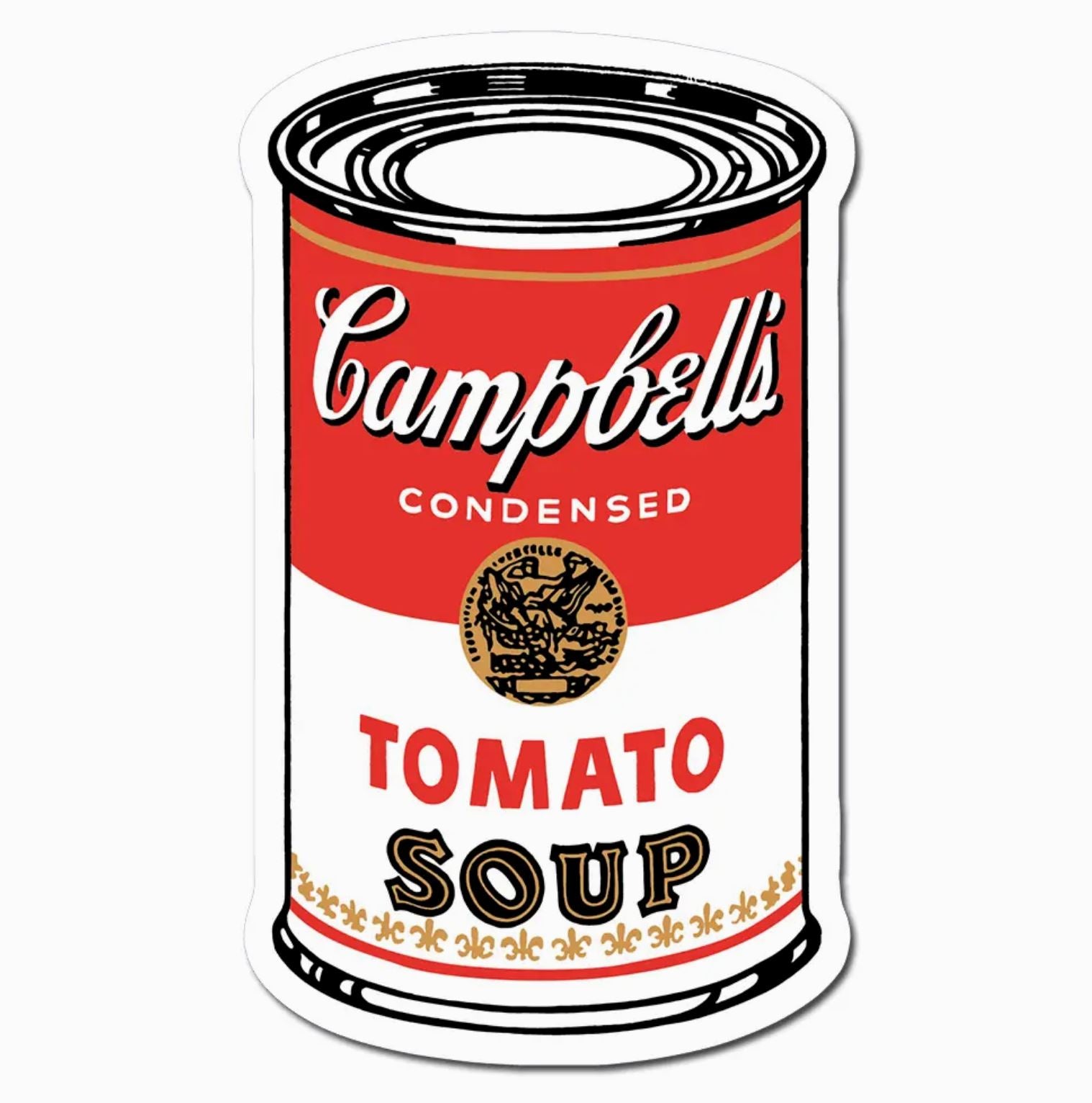 Campbell's Soup Can by Andy Warhol x Apply Stickers - Third Drawer Down
