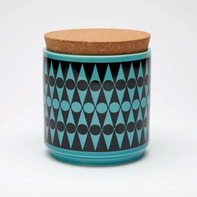 Hornsea Mini Pot Backgammon Teal x Magpie Ceramic Magpie 