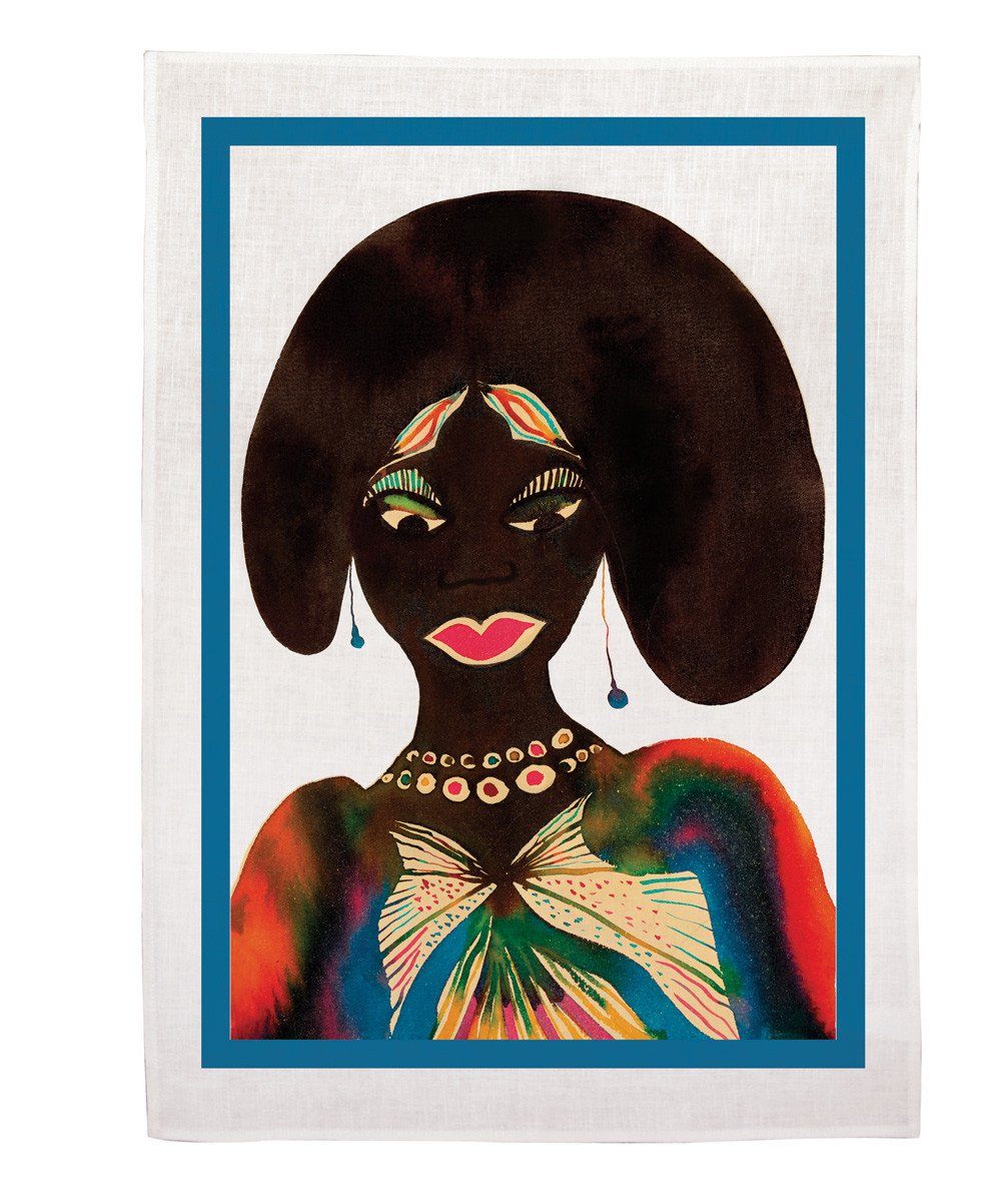 Afromuses Couple Tea Towels x Chris Ofili - Third Drawer Down