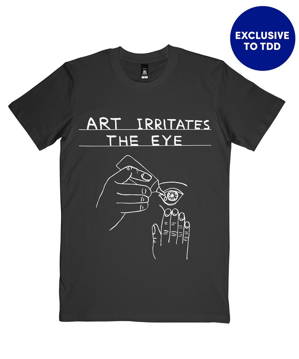 Art Irritates The Eye T-Shirt x David Shrigley - Third Drawer Down