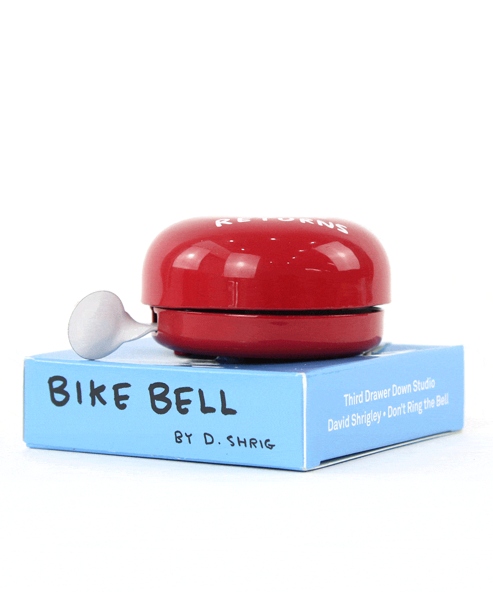Don't Ring the Bell Bike Bell x David Shrigley - Third Drawer Down