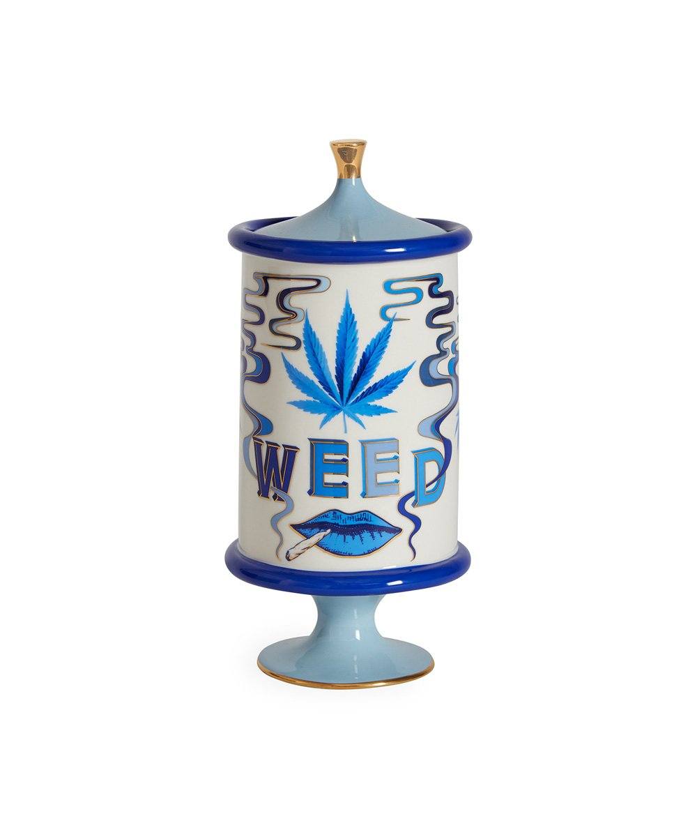 Small Druggist Canister: Weed x Jonathan Adler - Third Drawer Down