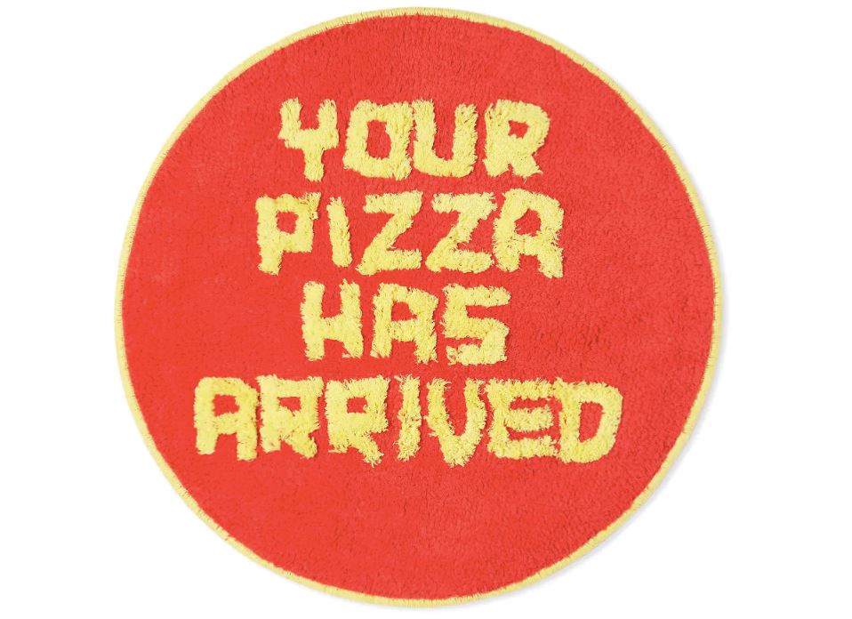 Your Pizza Has Arrived Shaggy Floor Mat x David Shrigley - Third Drawer Down