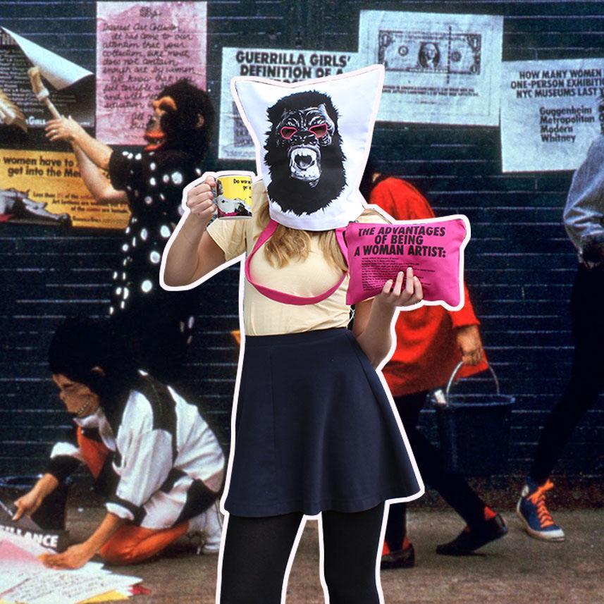Advantages Of Being A Woman Artist Clutch x Guerrilla Girls - Third Drawer Down