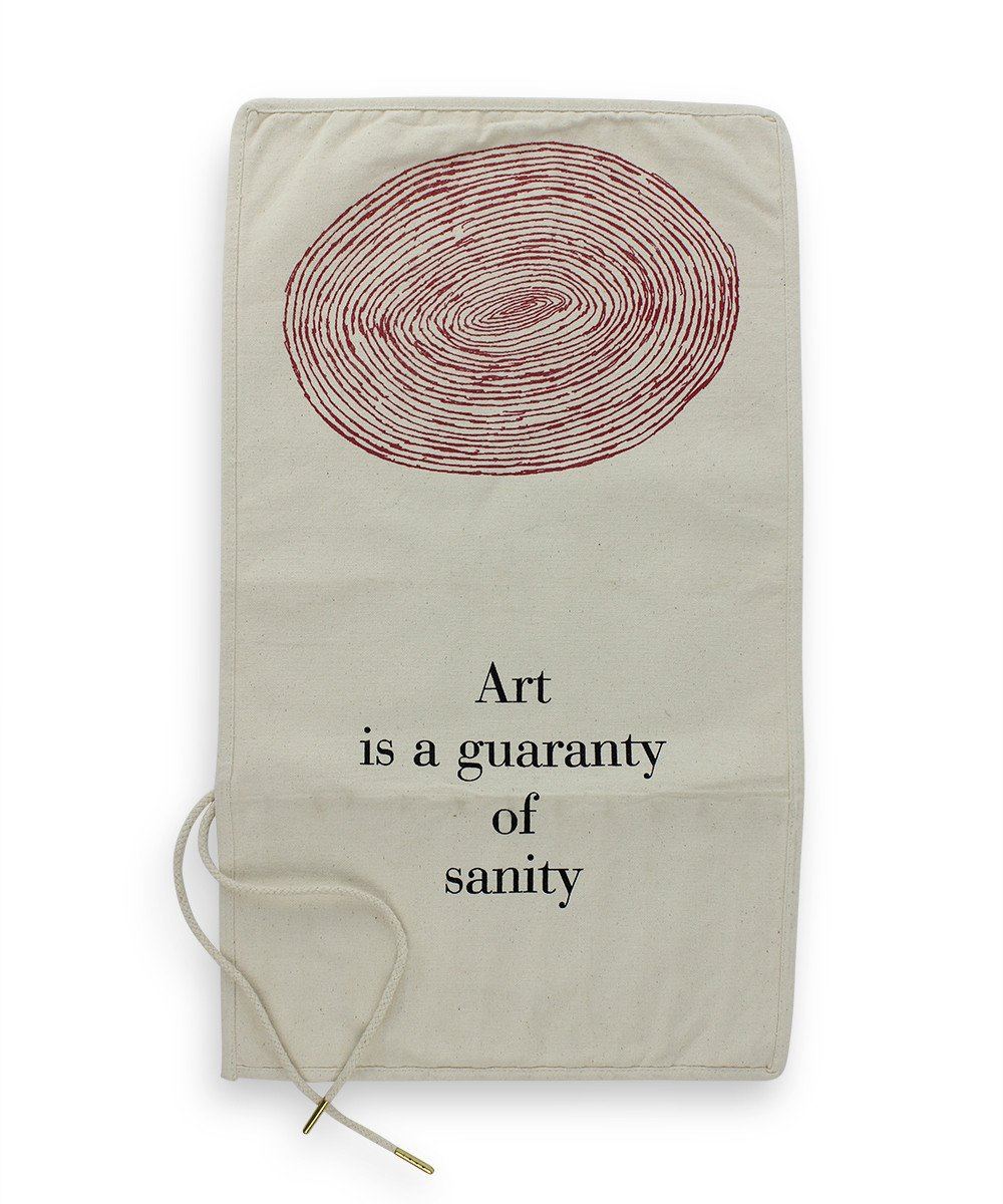 Artist's Brush Roll (Art is a Guaranty of Sanity ) x Louise Bourgeois - Third Drawer Down