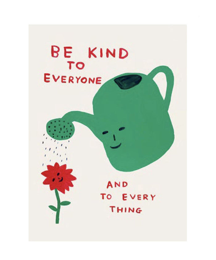 Be Kind To Everyone Tea Towel x David Shrigley | Third Drawer Down