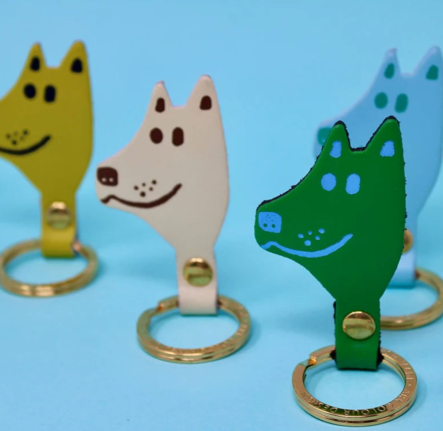 Dog Head Key Ring x Ark (Turquoise) - Third Drawer Down