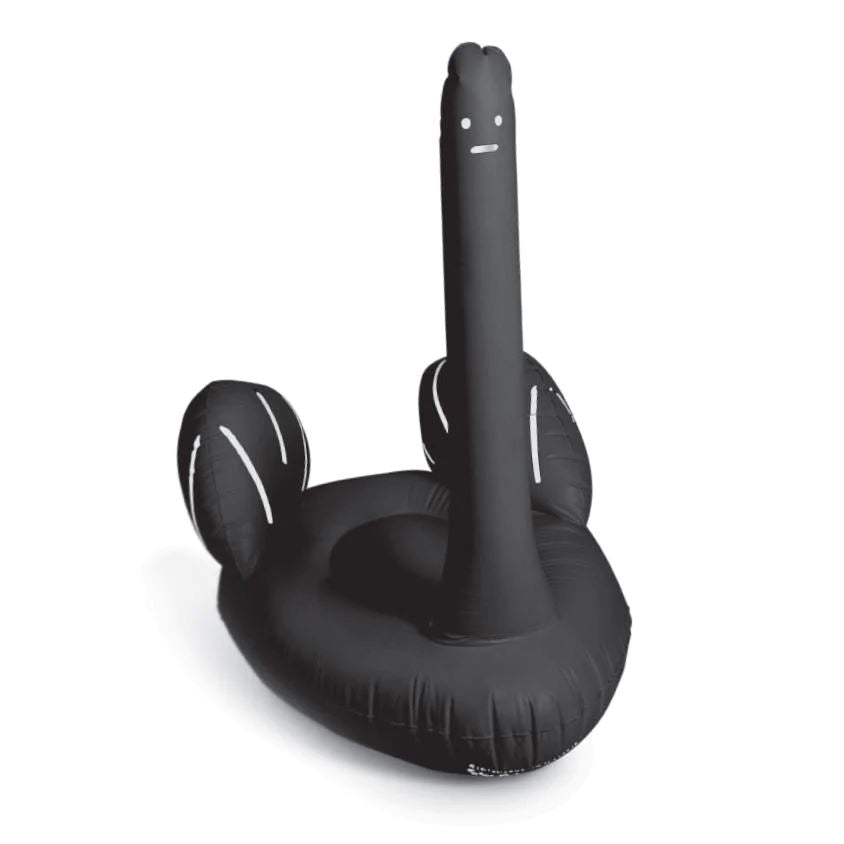 Ridiculous Inflatable Swan-Thing Black x David Shrigley - Third Drawer Down