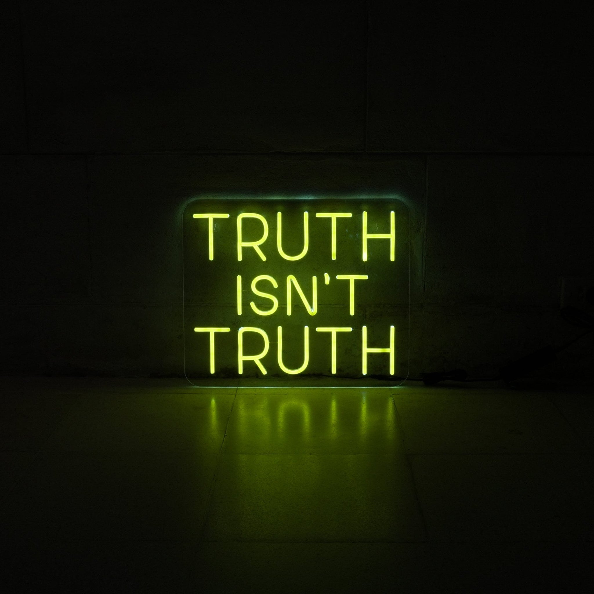 Truth Isn't Truth Limited Edition Neon Paul Yore - Third Drawer Down